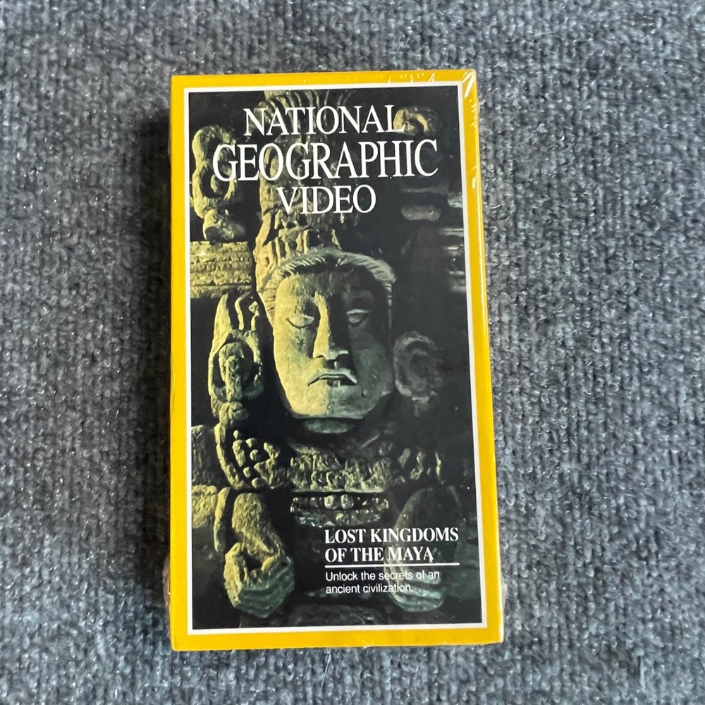 National Geographic Lost Kingdoms of the Maya VHS 1993 New Sealed Documentary
